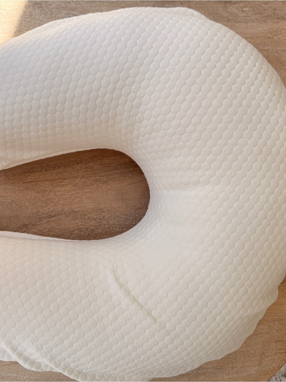 Design Dua Organic Canvas Nursing & Infant Support Pillow w/ Cotton Ivory Cover - Picture 3 of 6